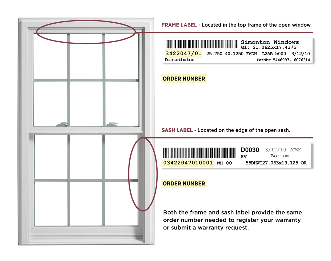 Ply Gem Window Parts Diagram   Simonton Order Number Label Img Lg 